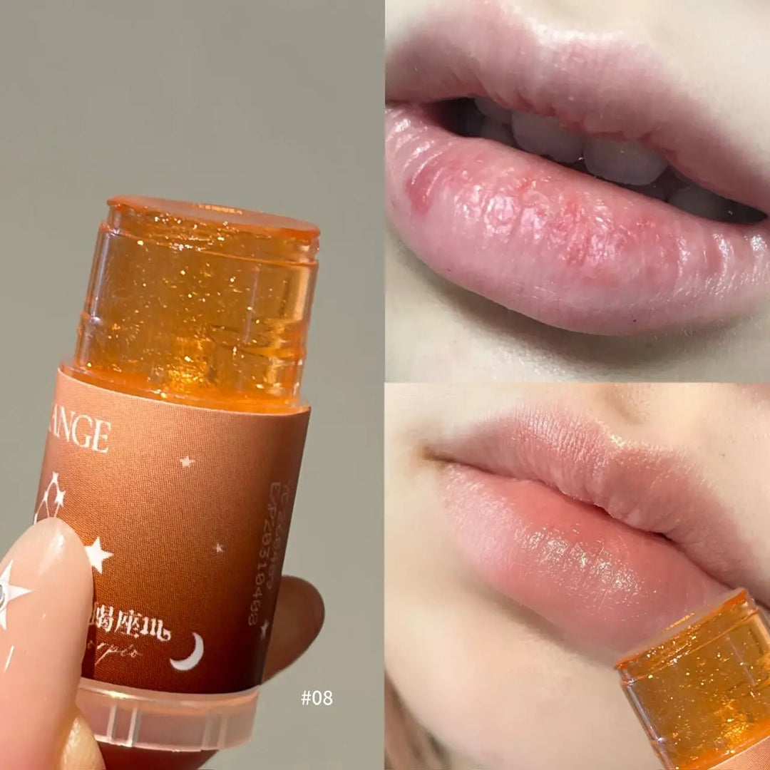 Herorange 12 Zodiac Lip Balm Set, Glitter Hydrating Gloss Oil, Moist Shiny Lip Tint Kit Daily Girly Lip Gift Pack