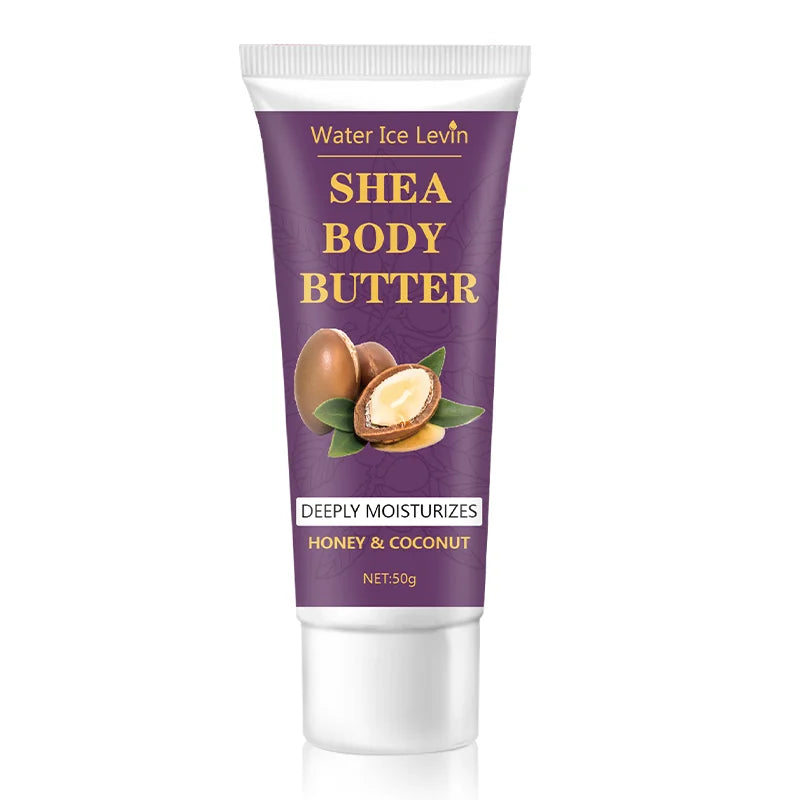 Shea Butter Body Cream,24H Moisturizing Makes Skin Softer,Elastic,Firming Skin,Body Massage Nourishing for Dry Cracked Light Tan