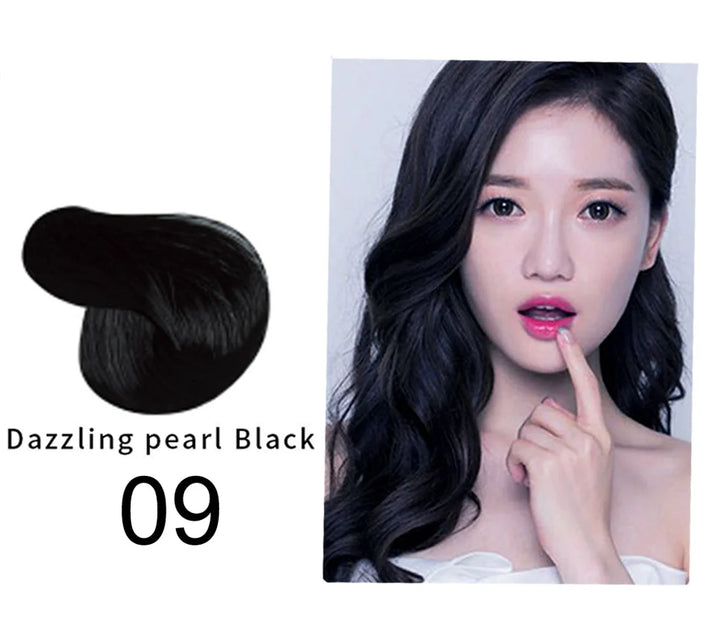 Mokeru Natural Organic Brown Hair Color Permanent Hair Coloring Shampoo Long Lasting Hair Dye Shampoo For Women Professional Dye