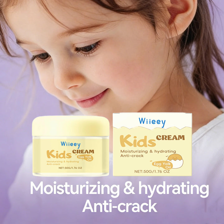 Anti-Cracked Facial Cream for Kids Deep Moisturize Nourish Strengthen Skin Barrier Soothing Dryness No Irritating Baby Bum Cream