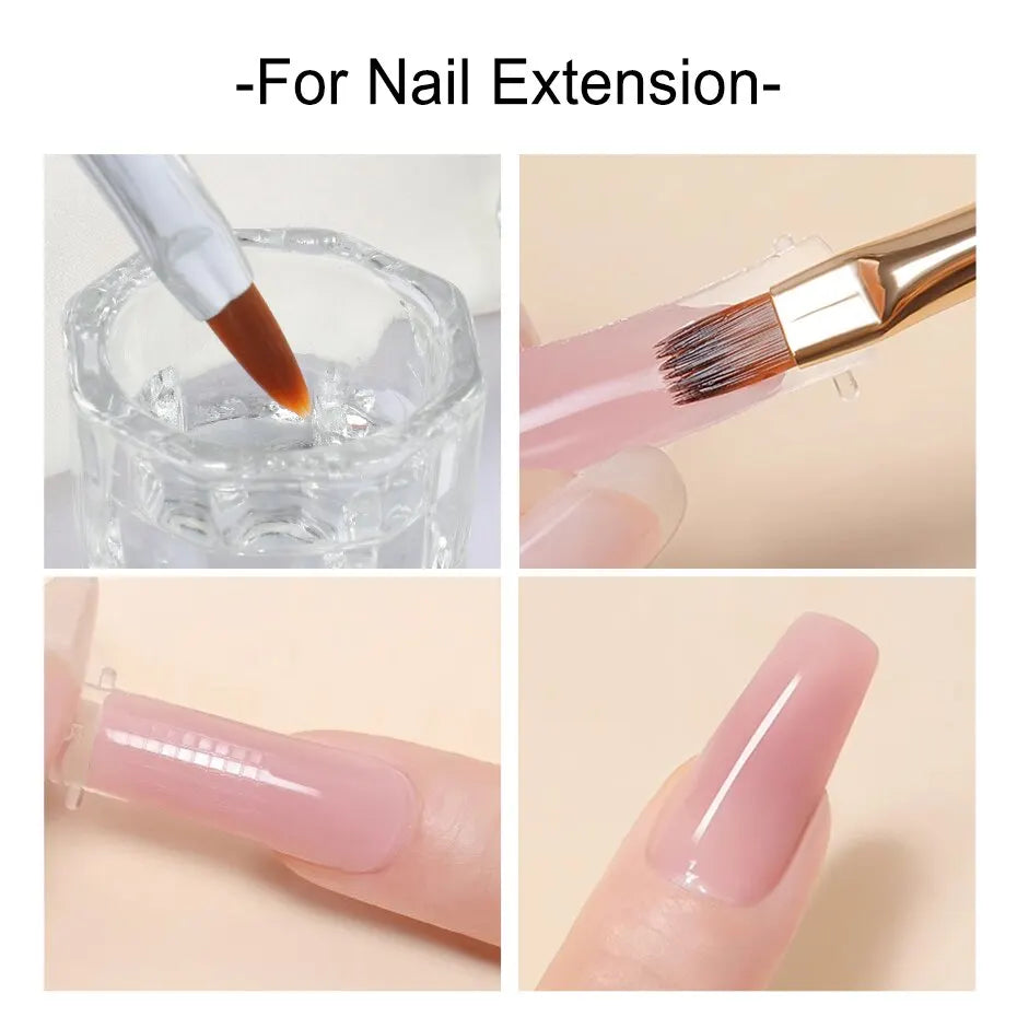 35ml Nail Liquid Slip Solution for Poly Nail Extension Gel Quick UV Builder Acrylic Gel Polish Degreaser Cleanser
