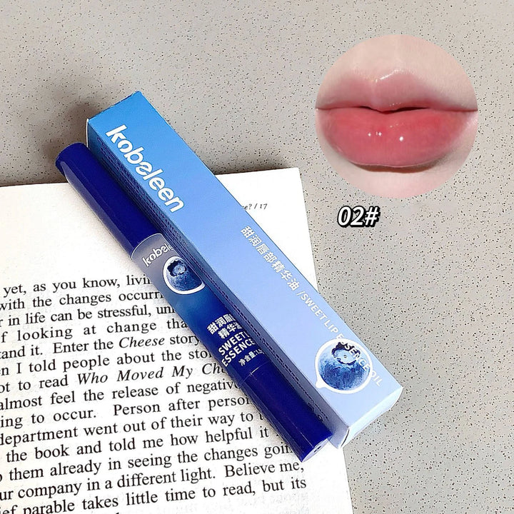 Peach Lip Oil Hydrating Mirror Lip Gloss Moisturizing Non-sticky Lip Tint Lips Plumper Autumn and Winter Lips Care Serum Primer