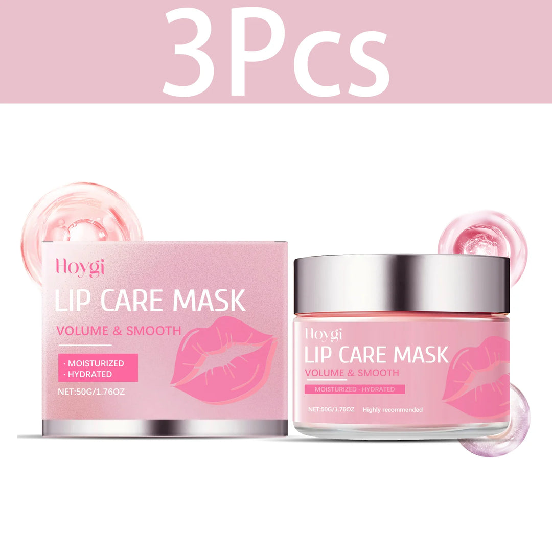 HOYGI Sleep Lip Mask Deep Hydration Lasting Moisturizing Exfoliation Night Lips Care Maintenance Fades Lip Lines Anti Cracked