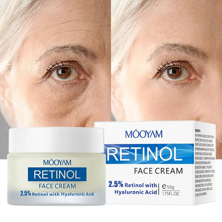 Hyaluronic acid vitamin A retinol cream, anti-wrinkle anti-aging firming serum cream