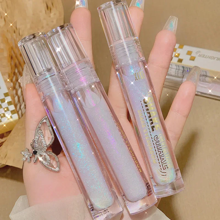 Diamond Liquid Highlight Face Glittering High Gloss Pearlescent Brighten Eye Shadow Korean Water Light Face Boost Luster Makeup