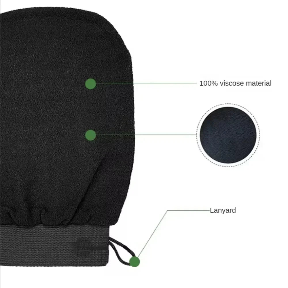 1PC Scrub Exfoliating Gloves Back Scrub Dead Skin Facial Massage Gloves Durable Multi Color Deep Cleansing Towels For Shower