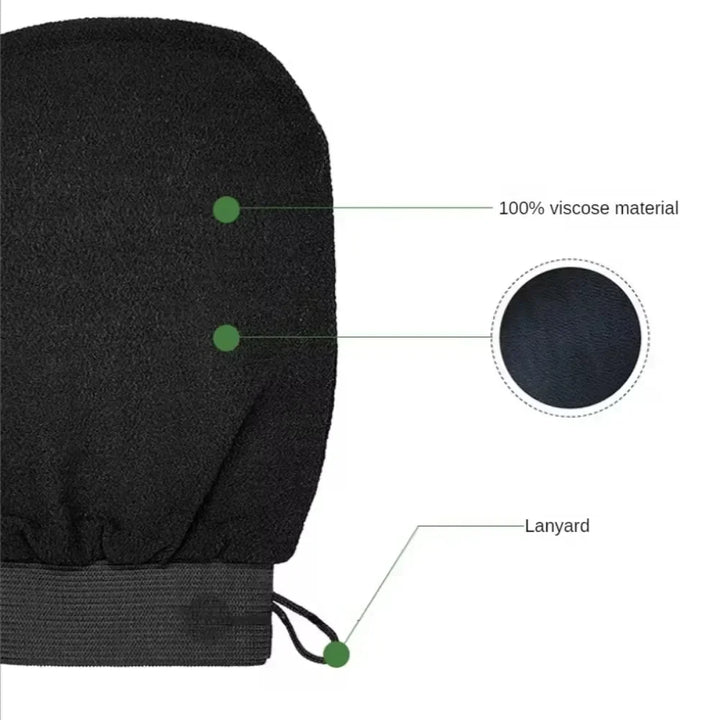 1PC Scrub Exfoliating Gloves Back Scrub Dead Skin Facial Massage Gloves Durable Multi Color Deep Cleansing Towels For Shower