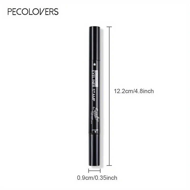 7 Styles Eyeliner Stamp Pen Red Black Liquid Eyeliner Pen Double-ended Lazy Eye Liner Pencil Fast Drying Waterproof Eye Makeup