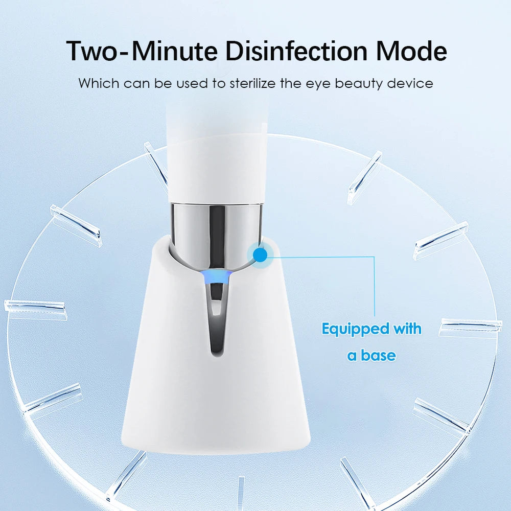 IPL Eye Beauty Device Eye Massager for Dry Eyes Reduce Dark Circles and Puffiness Hot Compress Eye Lift Wand Vibration Red Light