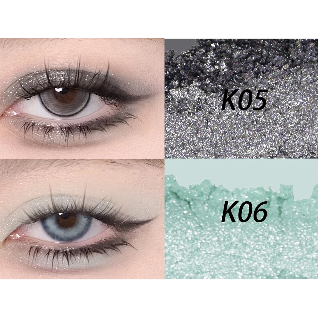 Uhue Single Eyeshadow K Series,Fine Powder,Smooth & Skin-Fit,Subtle Shimmer,Eye Brightening,Matte Finish,Daily Makeup,Glamour