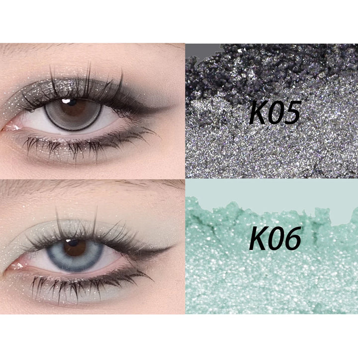 Uhue Single Eyeshadow K Series,Fine Powder,Smooth & Skin-Fit,Subtle Shimmer,Eye Brightening,Matte Finish,Daily Makeup,Glamour