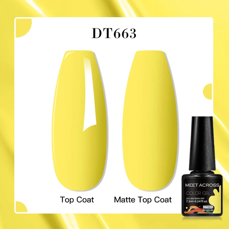 MEET ACROSS 7ml Porcelain White Cat Eye Gel Polish Holographic Glitter Magnetic Galactic Effect Gel Nail Polish Soak Off UV Gel