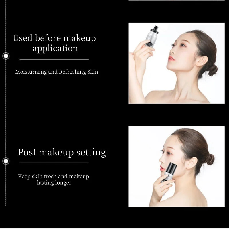 100ml Soft Matte Setting Spray, the Fine Mist Is Like Smoke, Hydrating and Moisturizing, Does Not Stick to Powder, Does Not Cause Powder to Cake, Keeps Your Makeup Hydrated and Smooth, Giving You a Dewy Makeup Look Suitable f