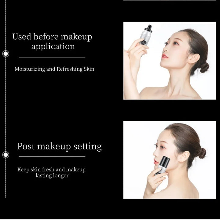 100ml Soft Matte Setting Spray, the Fine Mist Is Like Smoke, Hydrating and Moisturizing, Does Not Stick to Powder, Does Not Cause Powder to Cake, Keeps Your Makeup Hydrated and Smooth, Giving You a Dewy Makeup Look Suitable f