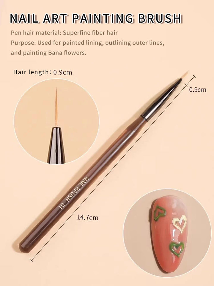 Nail Brushes - Art Acrylic Gel Kolinsky Brush Manicure Supplies Tools Accessories Products Stuff Nail Tech Brushes Things