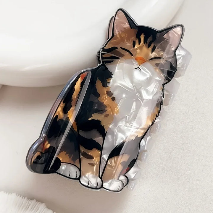 1pc Versatile Cat-shaped Hair Clip, Cute Style Hair Accessory, Easy to Wear, Daily Use, Festivals, Cat Lovers.