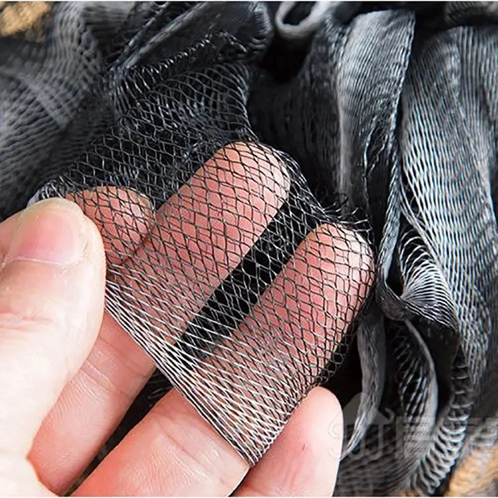 Soft Shower Mesh Foaming Sponge Exfoliating Scrubber Black Bath Bubble Ball Body Skin Cleaner Cleaning Tool Bathroom Accessories