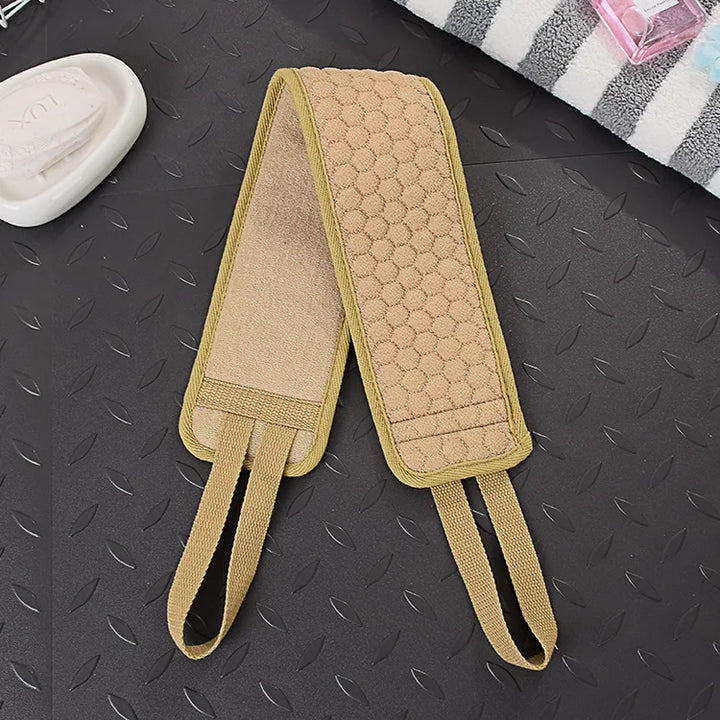 Strong Remove Mud Bath Towel Shower Exfoliating Back Scrubber Bath Belt Glove Deep Clean Body Washcloth  Rear Scrub Pull Strap