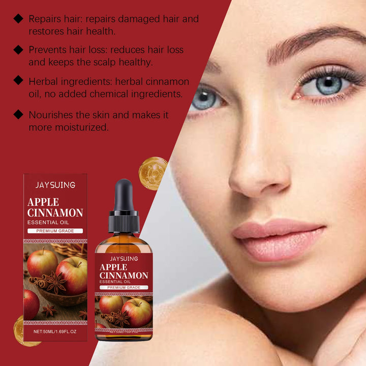 Moisturizing Essential Oil Natural Organic Apple Cinnamomum Cassia Oil for Face Hair Nail Vitamin E Skin Hydrating Multi-use Oil