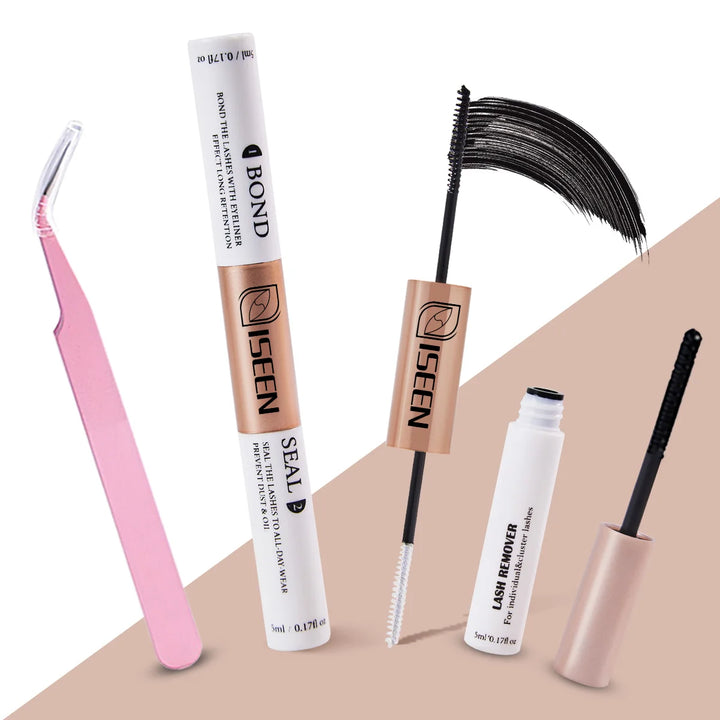 Lash Bond and Seal 10ml Individual Lashes Glue and Seal Super Strong Hold Lash Extension and Lash Glue Remover 5ml Kit