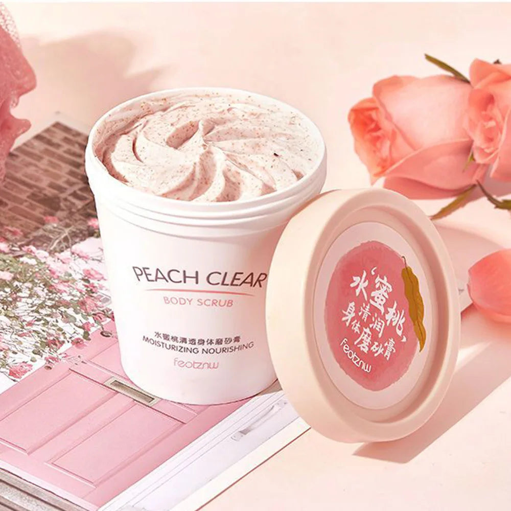 Fatini -Niacinamide Exfoliating Body Scrub Smooth Skin Natural Moisturizing Deep Cleansing,Brightening,Exfoliating Cream