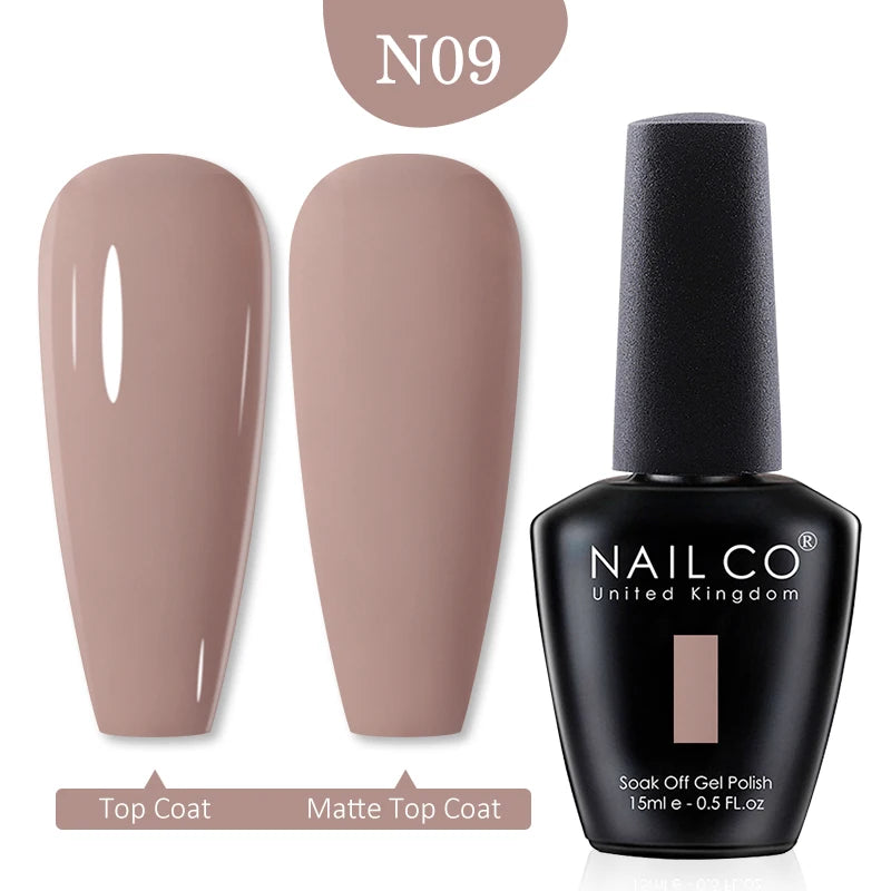 NAILCO Red Colors Series 15ML Nail Gel Polish Nail Supplies Semi Permanent For Nail Art Manicure Soak Off LED UV Hybrid Varnish