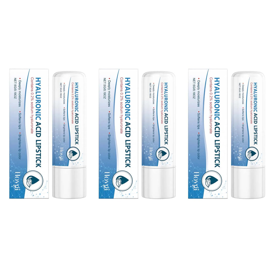 1/2/3pcs Hyaluronic Lip Balm Lips Skincare Anti Cracking Nourishing Brightening Moisturizing Lip Balm Lipstick Lips Skin Care