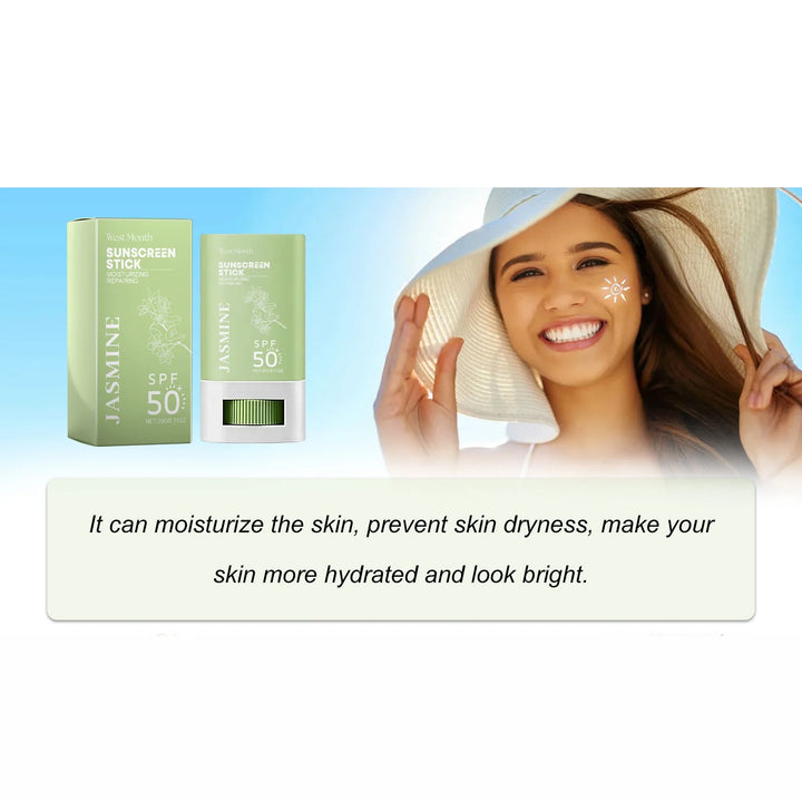 Spf 50+ Sunscreen Stick UV Protective Brightening Waterproof Sweatproof Refreshing Deep Moisturizing Lightweight Sunscreen Stick