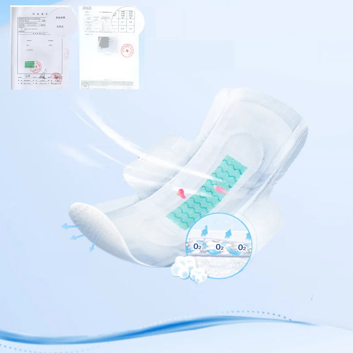 10Packs Anion Sanitary Pads for Women Feminine Care Daily Pad Hygiene Products Menstrual Period Napkins Vagina Panty Liners