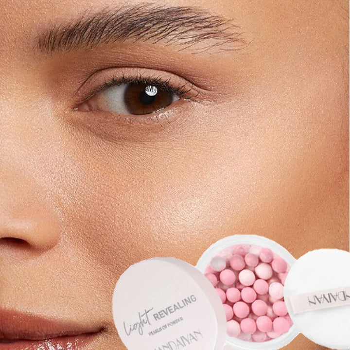 Oil Control Pressed Setting Loose Powder Balls Bronzer Natural Brighten Waterproof Nude Setting Translucent Powder Korean Makeup