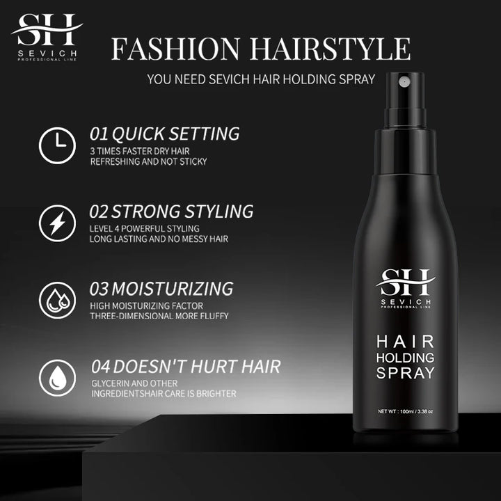 100ml SEVICH Hair Fiber Styling Hair Holding Spray New Style Hair Spray Thickening Mist for Men and Women