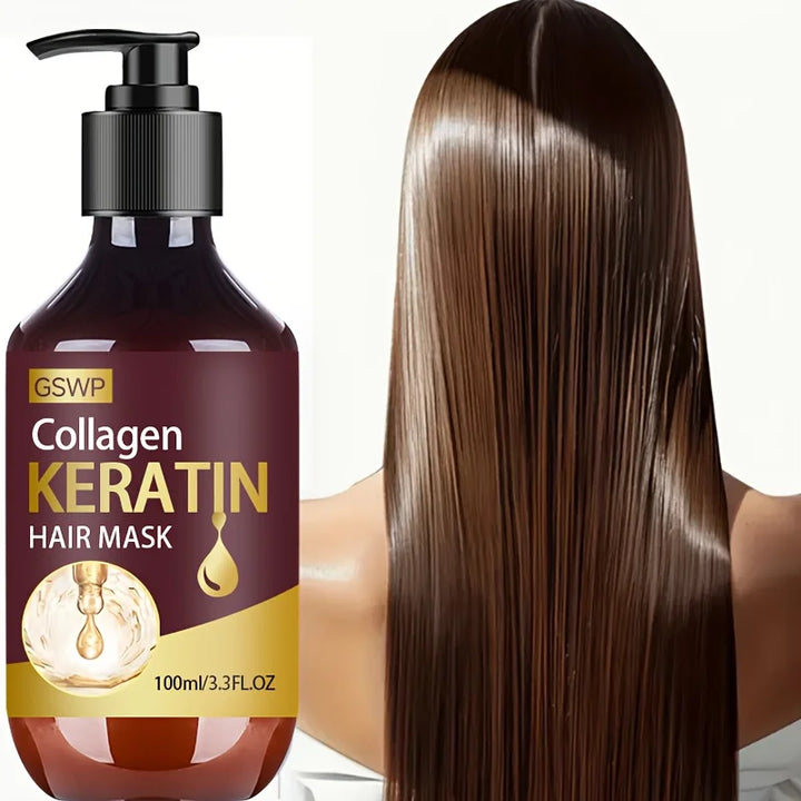 GSWP Collagen Keratin Hair Mask, Suitable for Dry Hair Moisturizing, Thermal Protection, 7in 1 Hair Mask, 100/200mL
