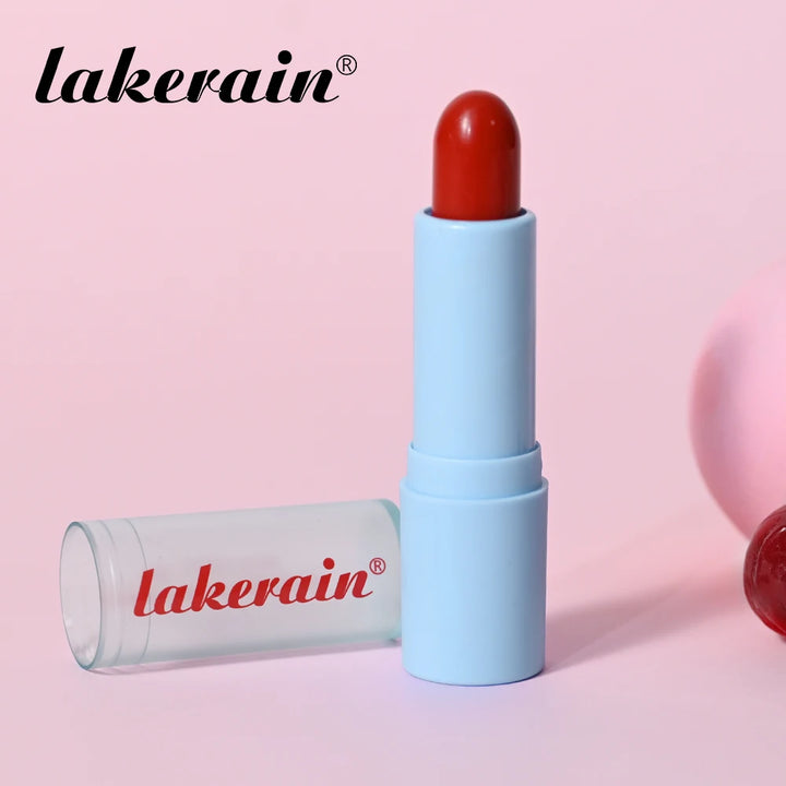 Glass Tinted Lip Balm Light Cherry Red Orange Glow Moisturizing Vegetarian Lip Balm With Bright Clear Color Korea Lip Cosmetics