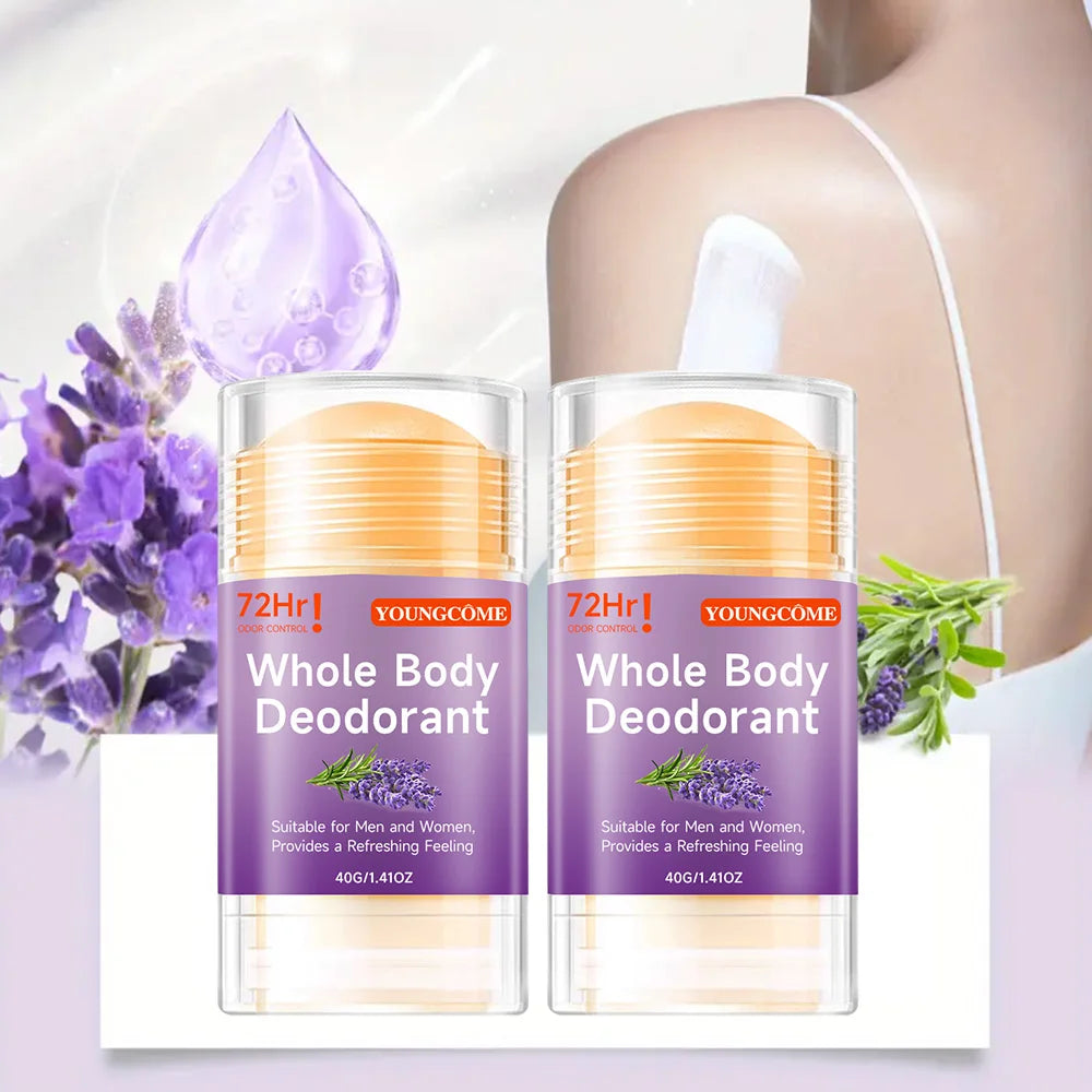 Whole Body Deodorant set Peach Deodorant Underarm Removal For Women Man Honey Peach Stick Deodorant Stick for Gym & Daily Use