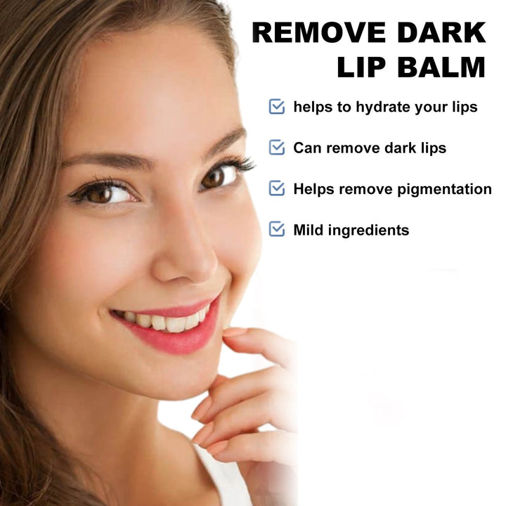 Remove Dark Lip Balm Lightening Melanin Fade Lip Lines Nourishing Exfoliating Gloss Remove Dead Skin Repair Moisturizer Lip Balm