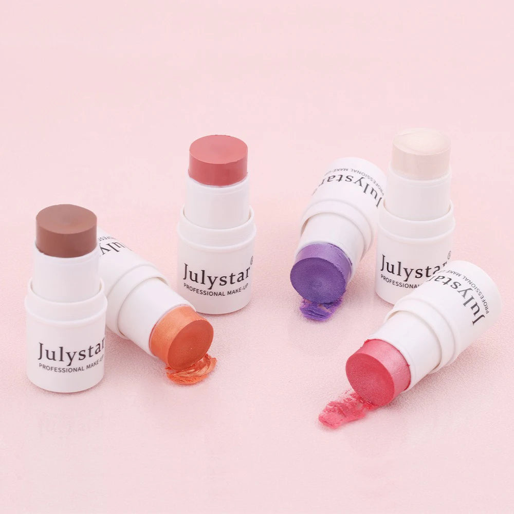 Face Brown Contouring Bronzer Stick Multifunctional Highlighter Blush Silkworm Brightening Sculpt Facial Outline Shadow Cosmetic