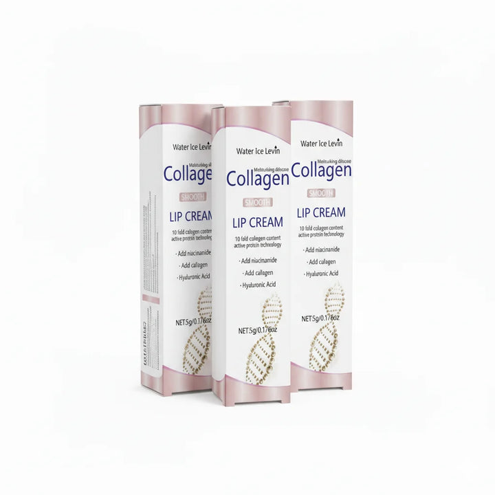 Lip Cream with Collagen, Niacinamide & Hyaluronic Acid - Moisturizing & Firming Lip Care, Smooth Lips