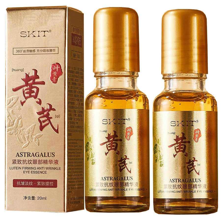 Chinese Astragalus Anti-Wrinkle Firming Eye Serum Anti Dark Circles Removal Eye Bags Moisturizing Eye Essence Eyes Skin Care