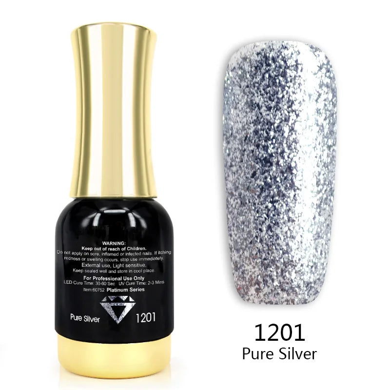 Venalisa TPO FREE Tempered Top Coat Nail Paint Gel Platinum Gel Polish Nail Soak Off UV LED Gel Polish Nail Lacquer Varnishes