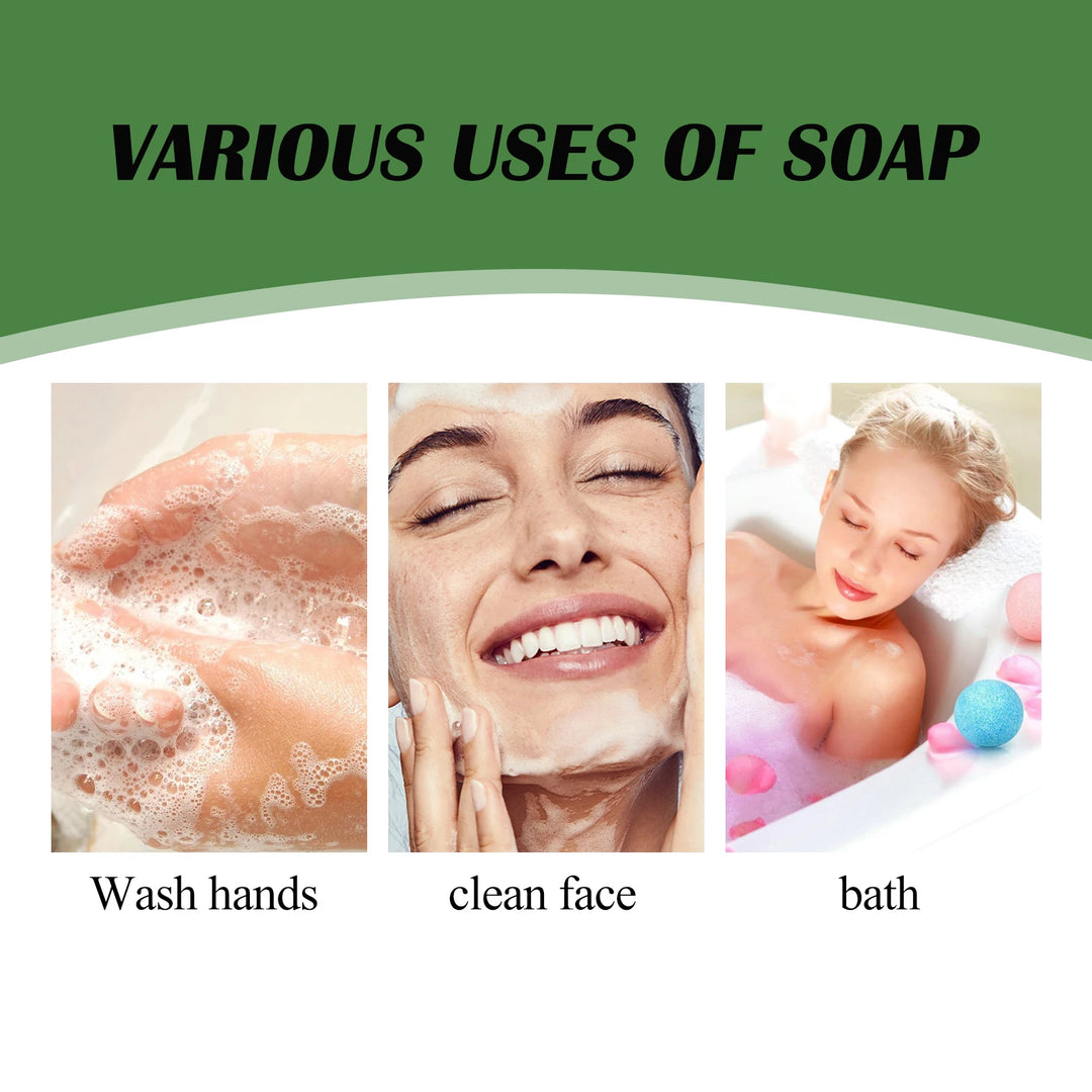 Bamboo Charcoal Cleansing Face Soap Remove Facial Dirt Reduce Blackheads Prevent Pore Blockage Deep Exfoliating Cleansing Soap