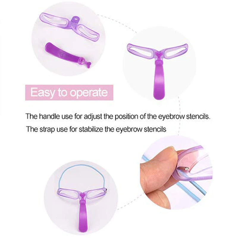 4/8PCS Eyebrow Stencil Eyebrow Shaper Make Up Tools Stencil Eye for Arrows Eyelashes Accessories Eyebrows Shape Makeup Stencil