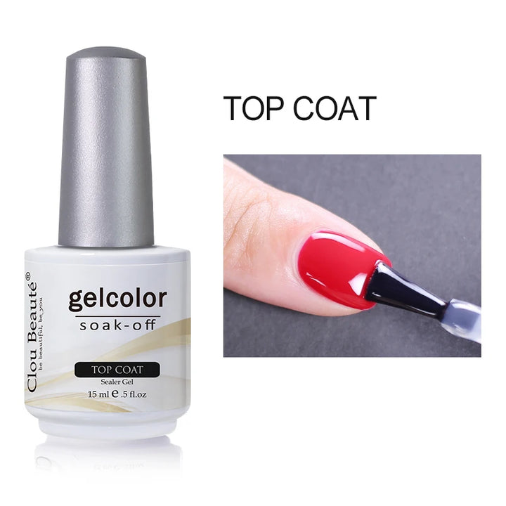 Clou Beaute 15ml HEMA TPO FREE Gel Nail Polish Vernis Semi Permanent UV Nail Art Varnish Lakiery Hybrydowe Manicure Gel Polish