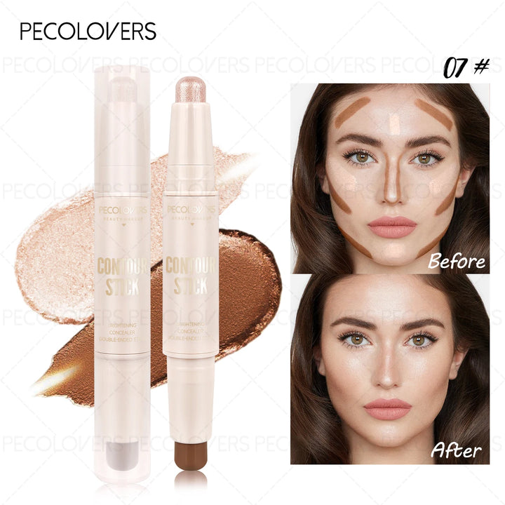 1PC Highlight and Contour Stick, Facial Highlighting, Shaping The Facial Contour, Three-dimensional, Essential Daily Makeup Tool