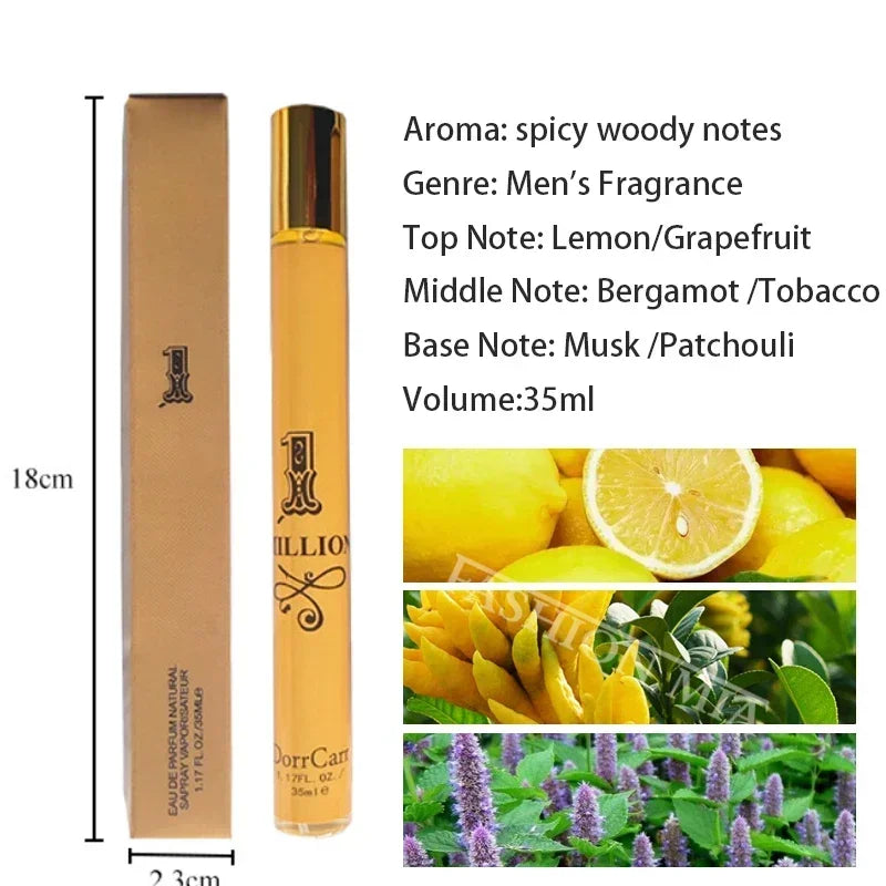 80ML Perfume Luxury Eau De Parfum Long Lasting One Million Women's Cologne Fragrance Glass High Quality Body Spray
