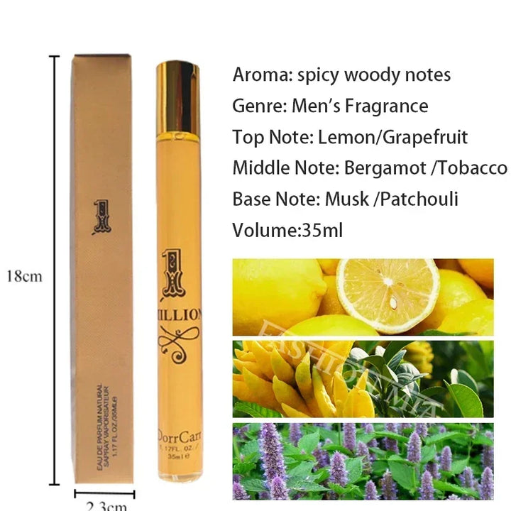 80ML Perfume Luxury Eau De Parfum Long Lasting One Million Women's Cologne Fragrance Glass High Quality Body Spray