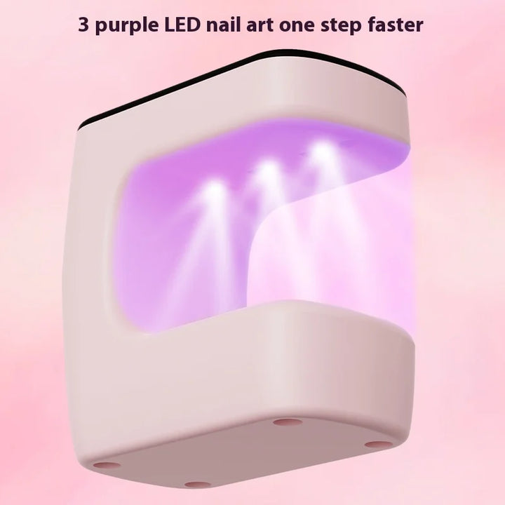 YIKOOLIN USB Mini Nail Dryer UV LED Light for Nails Curing All Nail Gel UV LED Nail Lamp for Home And Travel Use