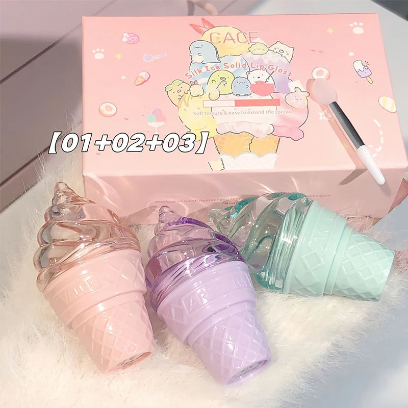 CACE icy lip balm moisturizing hydrating lip lines jelly lip glass lip gloss