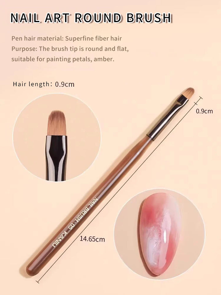 Nail Brushes - Art Acrylic Gel Kolinsky Brush Manicure Supplies Tools Accessories Products Stuff Nail Tech Brushes Things